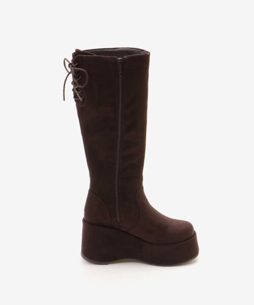 MAJESTIC LEGON / マジェスティックレゴン ブーツ(ロング丈) | バックリボン厚底ロングブーツ | 詳細20