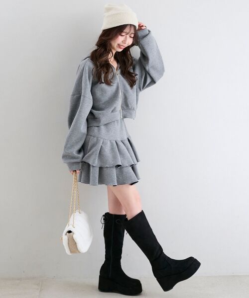 MAJESTIC LEGON / マジェスティックレゴン ブーツ(ロング丈) | バックリボン厚底ロングブーツ | 詳細8