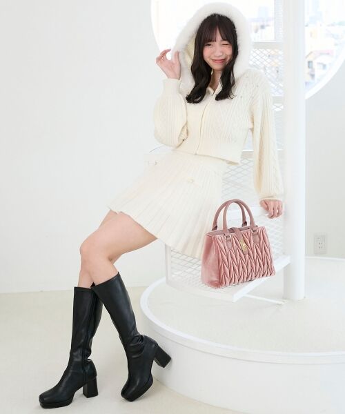 MAJESTIC LEGON / マジェスティックレゴン ブーツ(ロング丈) | 美脚ストレッチロングブーツ | 詳細11