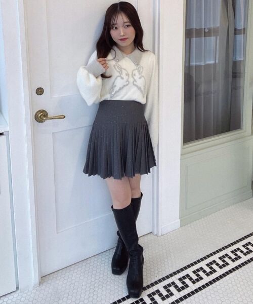 MAJESTIC LEGON / マジェスティックレゴン ブーツ(ロング丈) | 美脚ストレッチロングブーツ | 詳細12