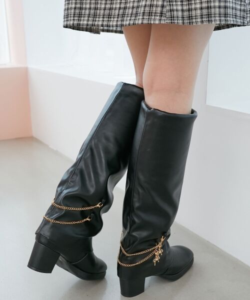 MAJESTIC LEGON / マジェスティックレゴン ブーツ（ロング丈） | マルチwayチェーンカバーロングブーツ | 詳細16