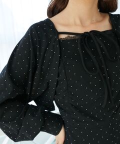 MAJESTIC LEGON / マジェスティックレゴン その他トップス | ラインストーンキャミ＆ボレロセット