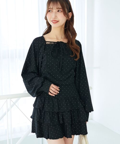 MAJESTIC LEGON / マジェスティックレゴン その他トップス | ラインストーンキャミ＆ボレロセット | 詳細20