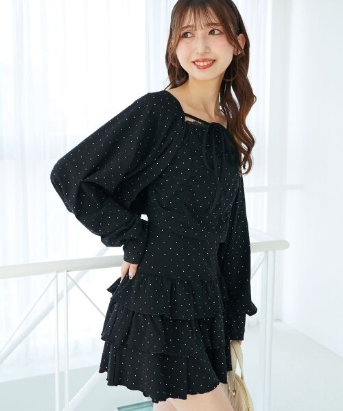 MAJESTIC LEGON / マジェスティックレゴン その他トップス | ラインストーンキャミ＆ボレロセット | 詳細21