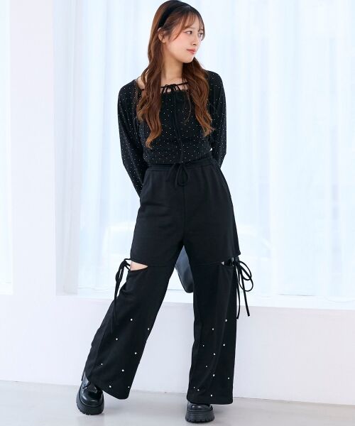 MAJESTIC LEGON / マジェスティックレゴン その他トップス | ラインストーンキャミ＆ボレロセット | 詳細25