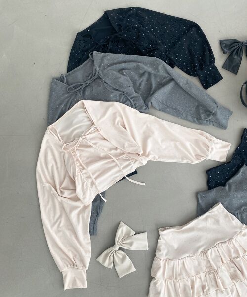 MAJESTIC LEGON / マジェスティックレゴン その他トップス | ラインストーンキャミ＆ボレロセット | 詳細27