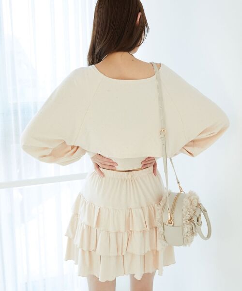 MAJESTIC LEGON / マジェスティックレゴン その他トップス | ラインストーンキャミ＆ボレロセット | 詳細9