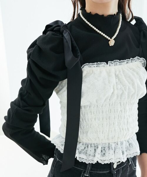 MAJESTIC LEGON / マジェスティックレゴン カットソー | Ladyライクパワショルトップス | 詳細26