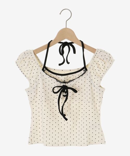 MAJESTIC LEGON / マジェスティックレゴン Tシャツ | 配色ホルターネックトップス | 詳細19