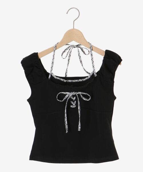 MAJESTIC LEGON / マジェスティックレゴン Tシャツ | 配色ホルターネックトップス | 詳細21