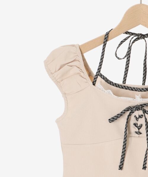 MAJESTIC LEGON / マジェスティックレゴン Tシャツ | 配色ホルターネックトップス | 詳細24