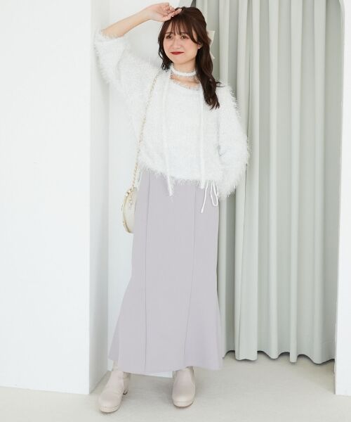 MAJESTIC LEGON / マジェスティックレゴン ニット・セーター | ふわふわシャイニールーズニット | 詳細1