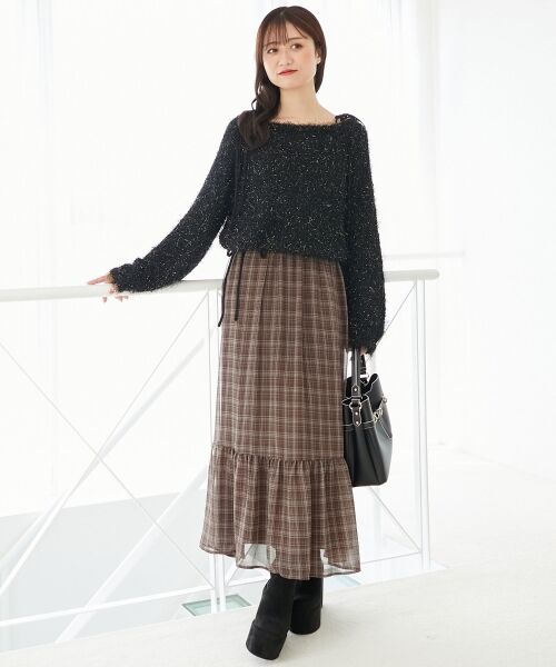 MAJESTIC LEGON / マジェスティックレゴン ニット・セーター | ふわふわシャイニールーズニット | 詳細20