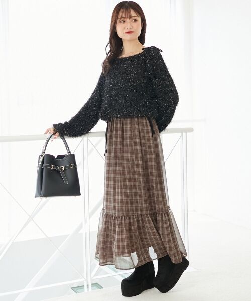 MAJESTIC LEGON / マジェスティックレゴン ニット・セーター | ふわふわシャイニールーズニット | 詳細21