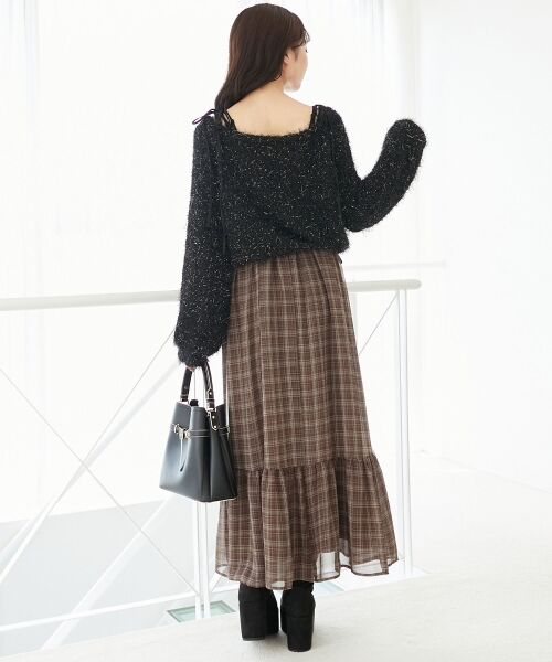 MAJESTIC LEGON / マジェスティックレゴン ニット・セーター | ふわふわシャイニールーズニット | 詳細22