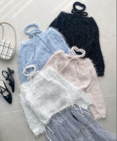 MAJESTIC LEGON / マジェスティックレゴン ニット・セーター | ふわふわシャイニールーズニット | 詳細26