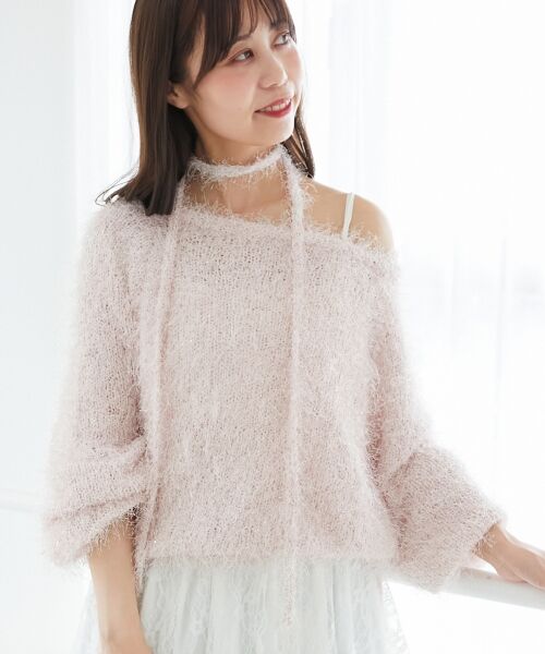 MAJESTIC LEGON / マジェスティックレゴン ニット・セーター | ふわふわシャイニールーズニット | 詳細9