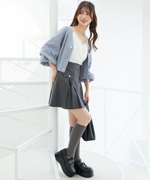 MAJESTIC LEGON / マジェスティックレゴン カーディガン・ボレロ | リボンチャームボタンカーディガン | 詳細17