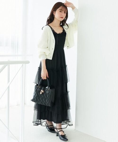 MAJESTIC LEGON / マジェスティックレゴン カーディガン・ボレロ | リボンチャームボタンカーディガン | 詳細2