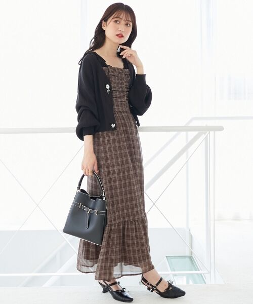 MAJESTIC LEGON / マジェスティックレゴン カーディガン・ボレロ | リボンチャームボタンカーディガン | 詳細23