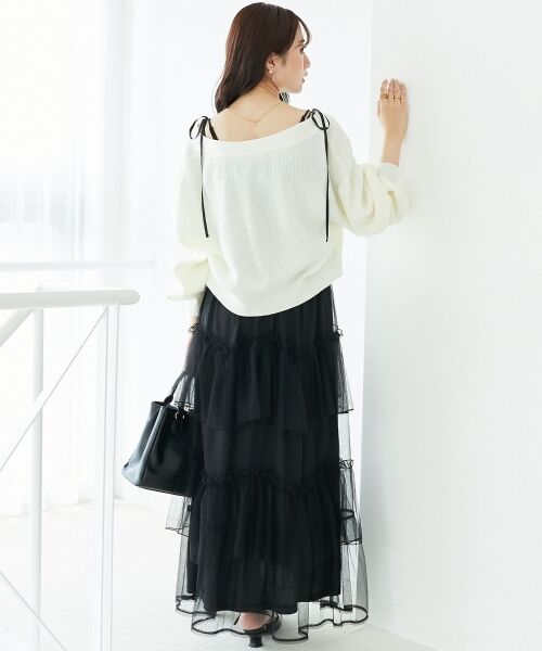 MAJESTIC LEGON / マジェスティックレゴン カーディガン・ボレロ | リボンチャームボタンカーディガン | 詳細3