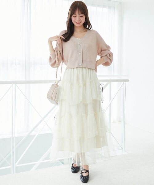 MAJESTIC LEGON / マジェスティックレゴン カーディガン・ボレロ | リボンチャームボタンカーディガン | 詳細9