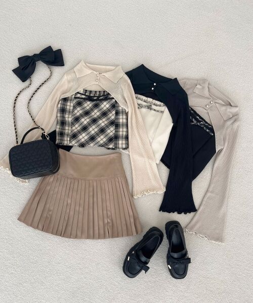 MAJESTIC LEGON / マジェスティックレゴン ニット・セーター | バイカラーキャミ＆ショートボレロセット | 詳細1