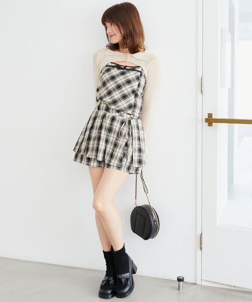 MAJESTIC LEGON / マジェスティックレゴン ニット・セーター | バイカラーキャミ＆ショートボレロセット | 詳細16