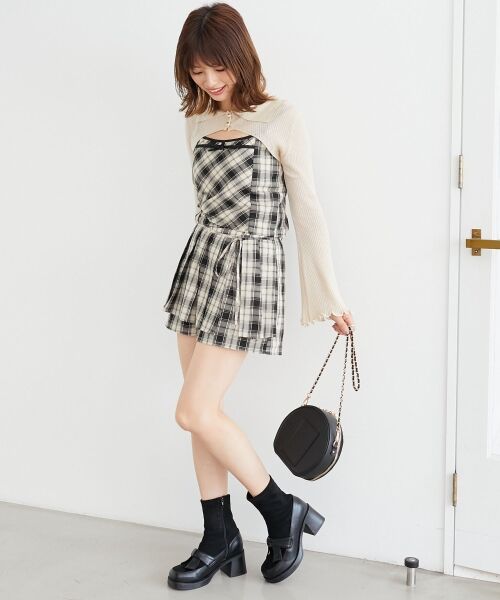 MAJESTIC LEGON / マジェスティックレゴン ニット・セーター | バイカラーキャミ＆ショートボレロセット | 詳細17