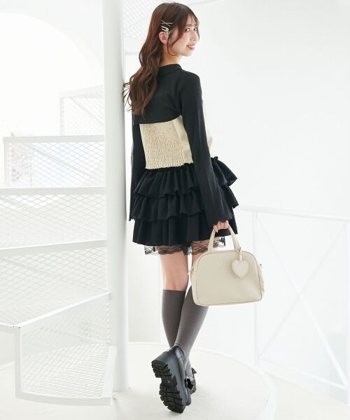 MAJESTIC LEGON / マジェスティックレゴン ニット・セーター | バイカラーキャミ＆ショートボレロセット | 詳細27