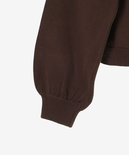 MAJESTIC LEGON / マジェスティックレゴン ニット・セーター | 襟付ノースリニットセットオフショルニット | 詳細27