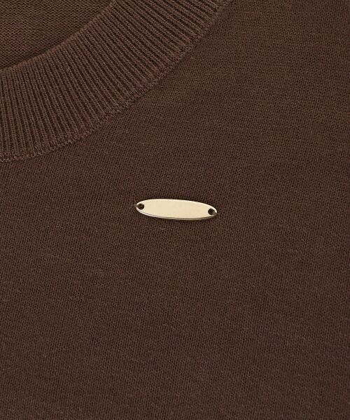 MAJESTIC LEGON / マジェスティックレゴン ニット・セーター | 襟付ノースリニットセットオフショルニット | 詳細29