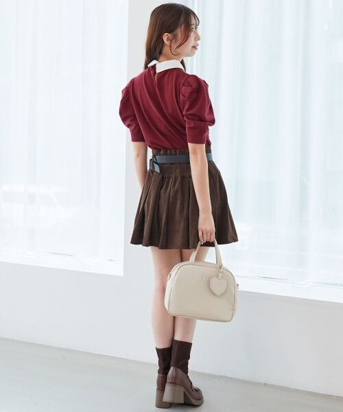 MAJESTIC LEGON / マジェスティックレゴン ニット・セーター | 2way襟付きビジューニット | 詳細17