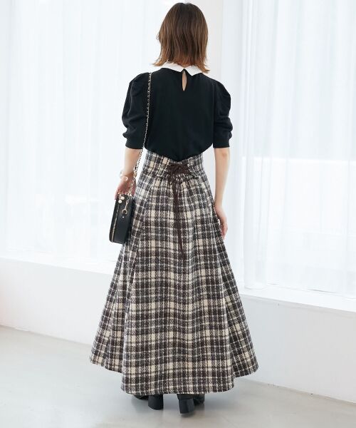 MAJESTIC LEGON / マジェスティックレゴン ニット・セーター | 2way襟付きビジューニット | 詳細24