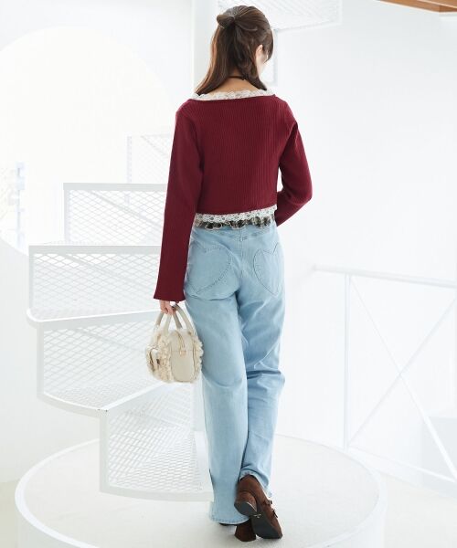 MAJESTIC LEGON / マジェスティックレゴン カーディガン・ボレロ | レースフリルカーディガン | 詳細17