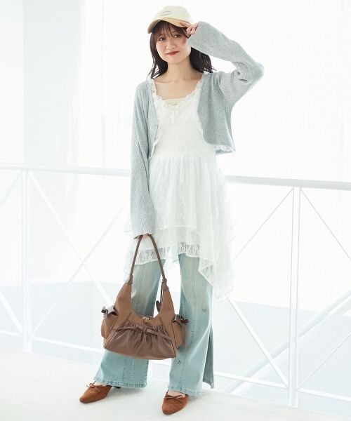 MAJESTIC LEGON / マジェスティックレゴン カーディガン・ボレロ | レースフリルカーディガン | 詳細22