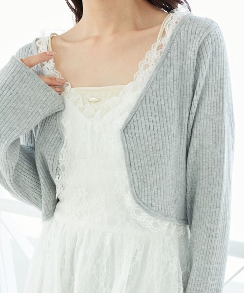 MAJESTIC LEGON / マジェスティックレゴン カーディガン・ボレロ | レースフリルカーディガン | 詳細28