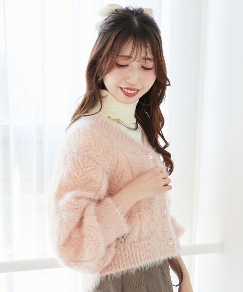 MAJESTIC LEGON / マジェスティックレゴン カーディガン・ボレロ | きらふわレーシーパターンカーデ | 詳細17