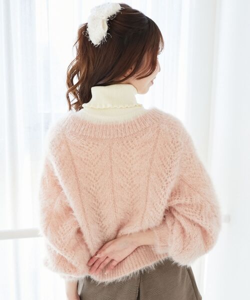 MAJESTIC LEGON / マジェスティックレゴン カーディガン・ボレロ | きらふわレーシーパターンカーデ | 詳細18