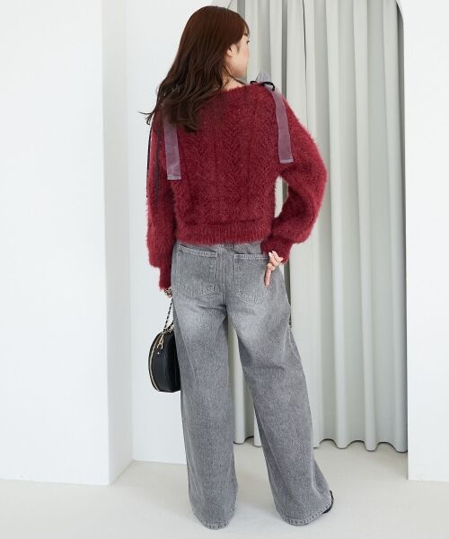 MAJESTIC LEGON / マジェスティックレゴン カーディガン・ボレロ | きらふわレーシーパターンカーデ | 詳細22