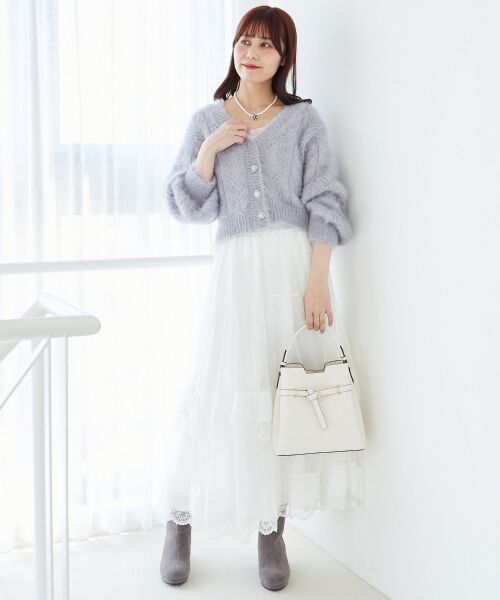 MAJESTIC LEGON / マジェスティックレゴン カーディガン・ボレロ | きらふわレーシーパターンカーデ | 詳細27