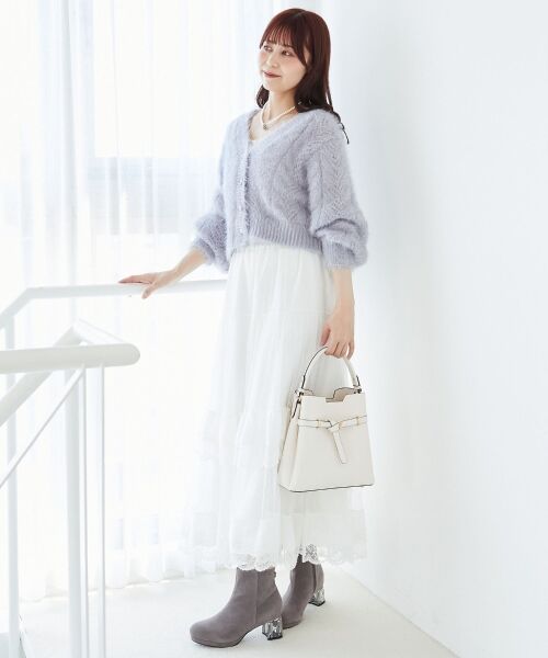 MAJESTIC LEGON / マジェスティックレゴン カーディガン・ボレロ | きらふわレーシーパターンカーデ | 詳細28