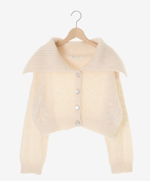 MAJESTIC LEGON / マジェスティックレゴン カーディガン・ボレロ | キラフワビッグカラーハートカーデ | 詳細27