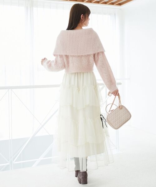 MAJESTIC LEGON / マジェスティックレゴン カーディガン・ボレロ | キラフワビッグカラーハートカーデ | 詳細9