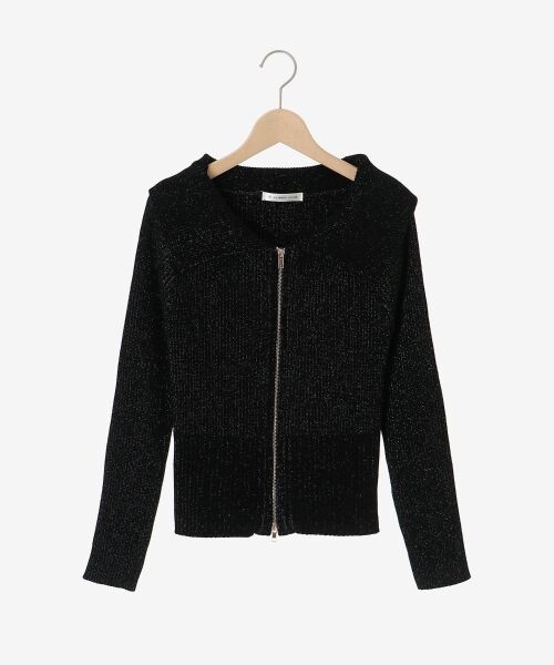 MAJESTIC LEGON / マジェスティックレゴン ニット・セーター | キラキラモールダブルジップニット | 詳細10