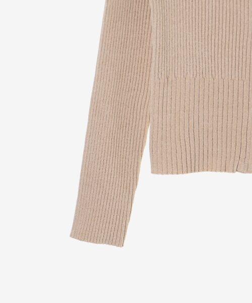 MAJESTIC LEGON / マジェスティックレゴン ニット・セーター | キラキラモールダブルジップニット | 詳細13