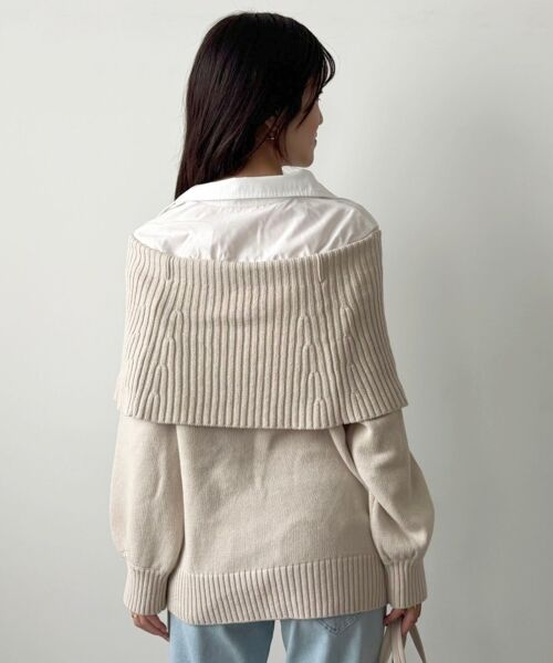 MAJESTIC LEGON / マジェスティックレゴン ニット・セーター | シャツドッキングミディ丈ニット | 詳細16