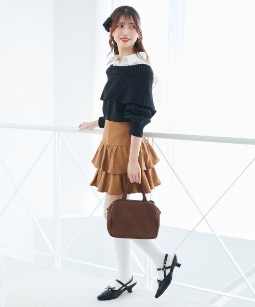 MAJESTIC LEGON / マジェスティックレゴン ニット・セーター | シャツドッキングミディ丈ニット | 詳細2