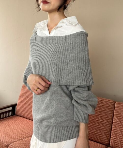 MAJESTIC LEGON / マジェスティックレゴン ニット・セーター | シャツドッキングミディ丈ニット | 詳細29