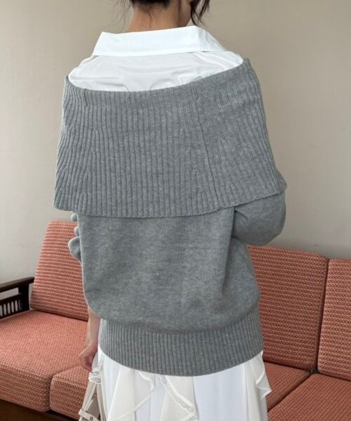 MAJESTIC LEGON / マジェスティックレゴン ニット・セーター | シャツドッキングミディ丈ニット | 詳細30